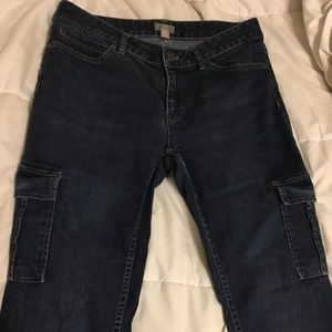 J.Jill skinny cargo jeans size 4